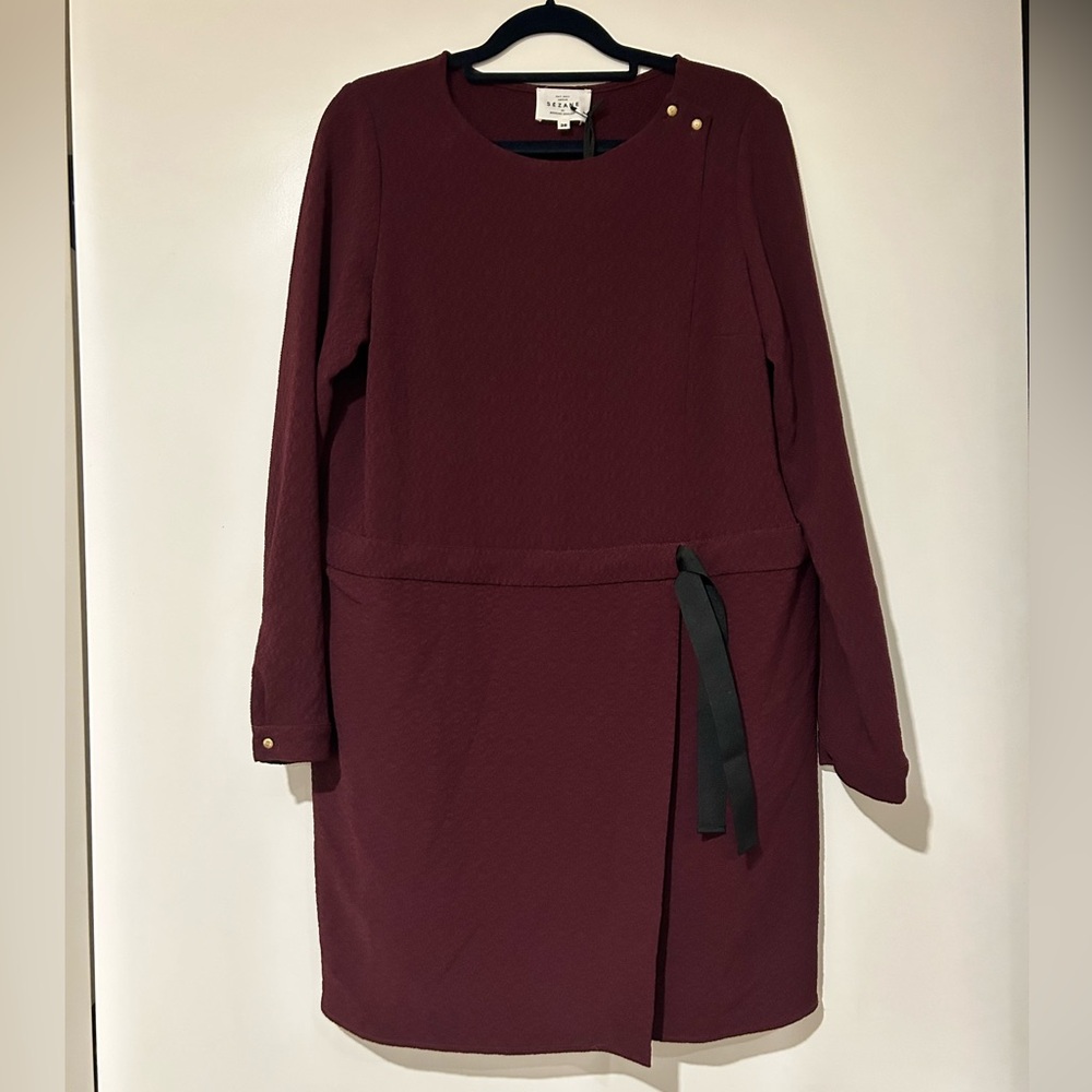 Sézane Maroon Dress